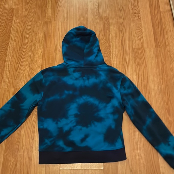 Women’s Cropped Tie-Dye Champion Hoodie - Picture 2 of 7